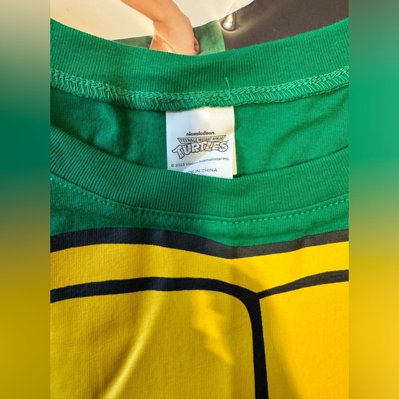 Nickelodeon, Teenage Mutant Ninja Turtles T-shirt Kit Costume Adult Medium‎ 8-10 - Picture 7 of 8